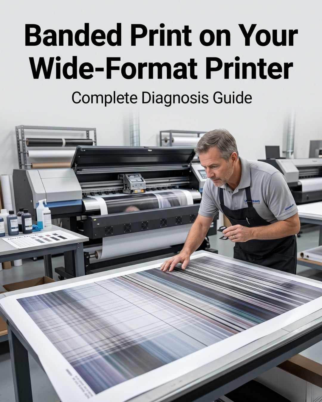 How to Fix Banding & Horizontal Lines on Wide-Format Printers: Complete Diagnosis Guide
