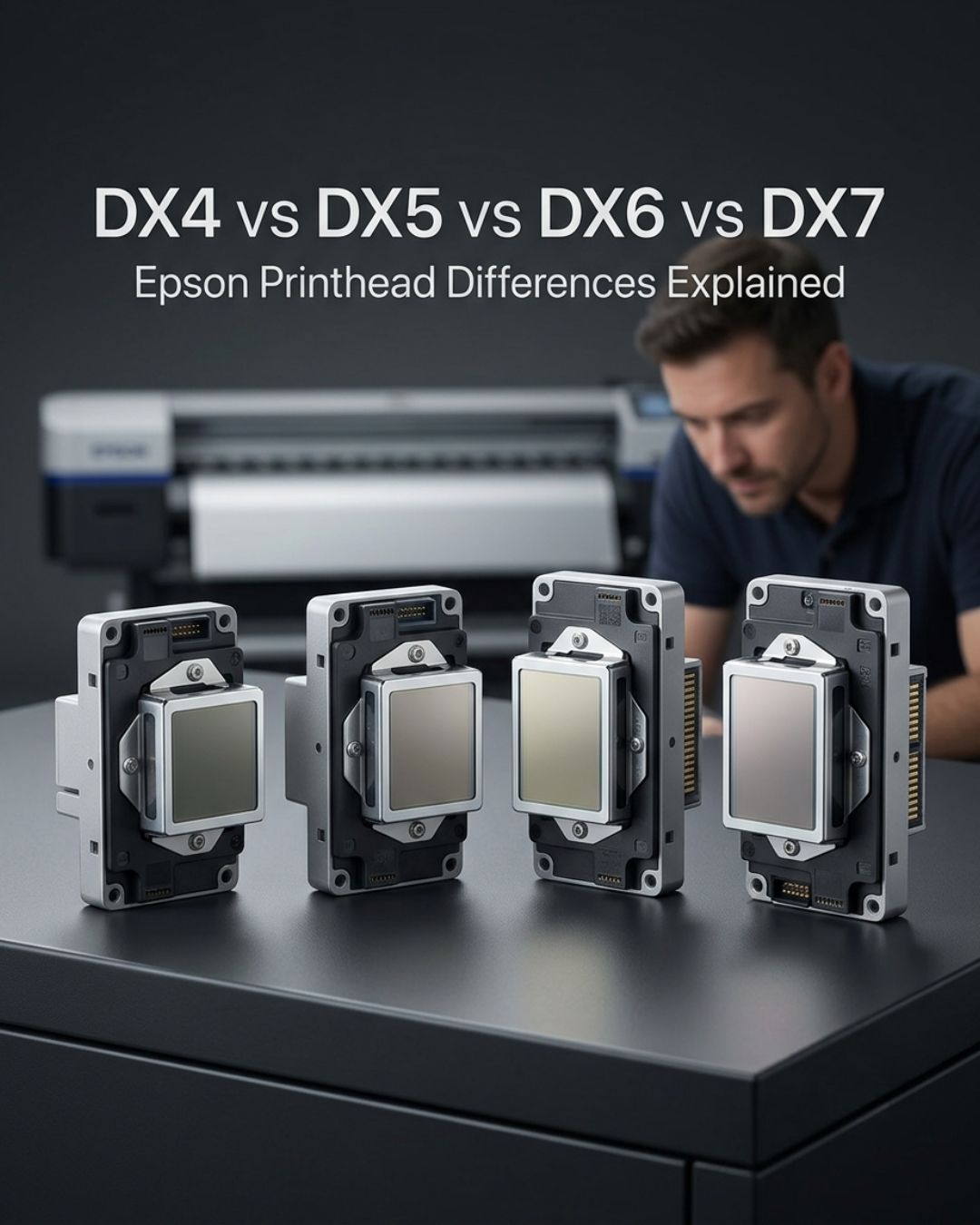 DX4 vs DX5 vs DX6 vs DX7: Epson Printhead Differences Explained