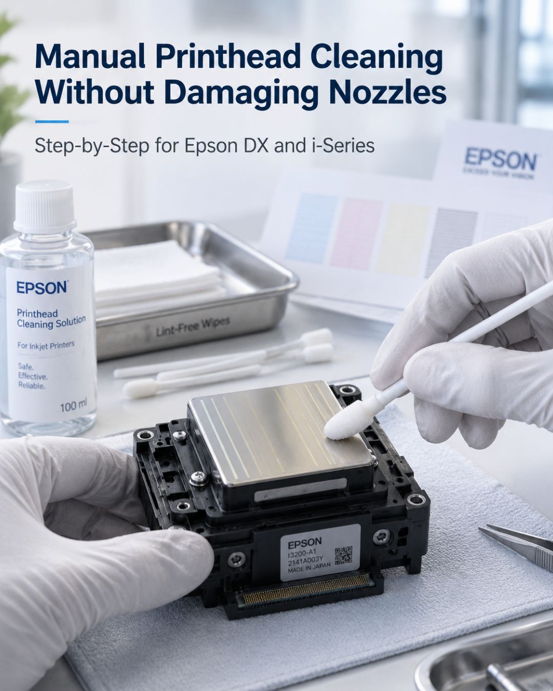 Manual Printhead Cleaning Without Damaging Nozzles: Step-by-Step for Epson DX and i-Series