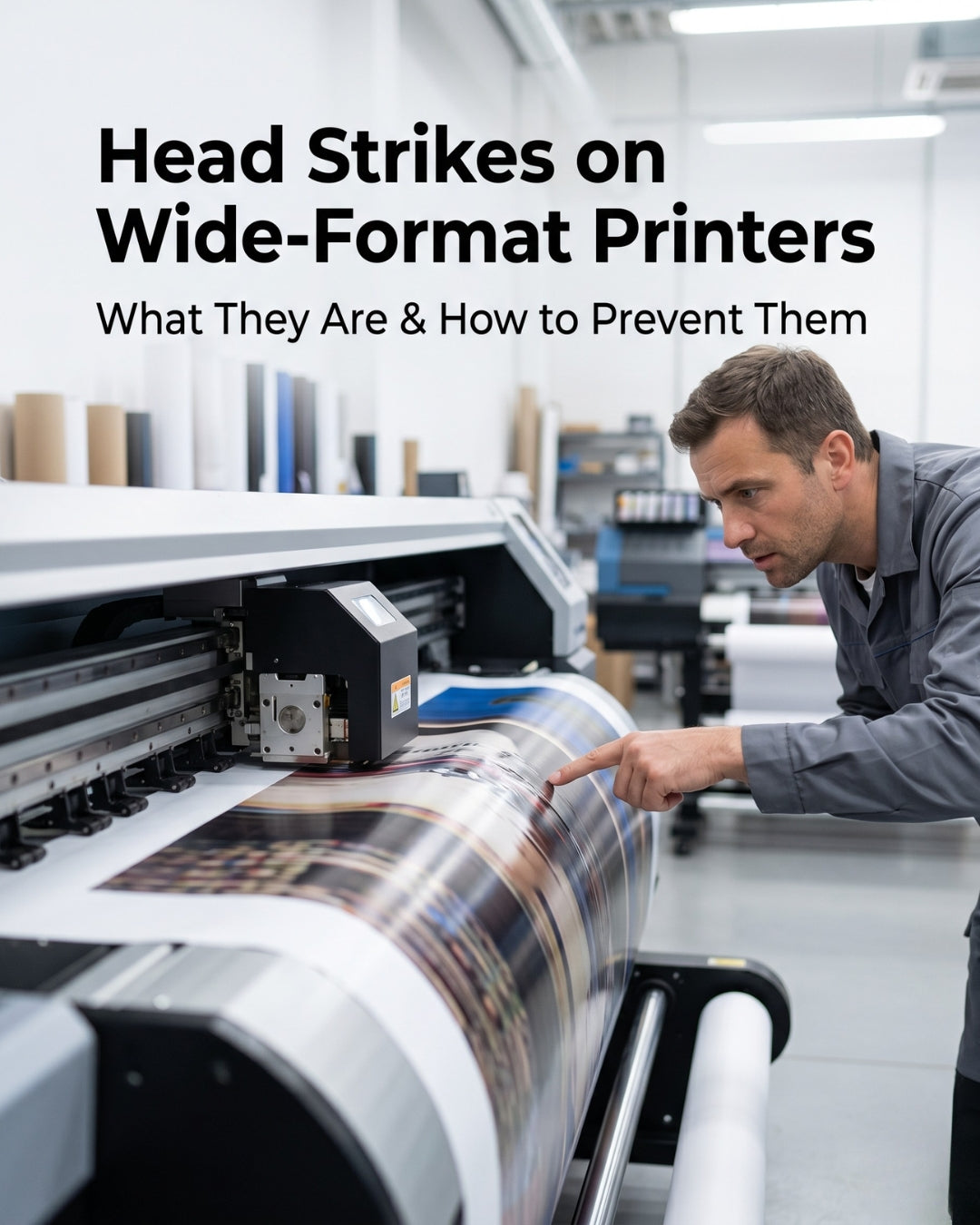 Head Strikes on Wide-Format Printers — What They Are & How to Prevent Them