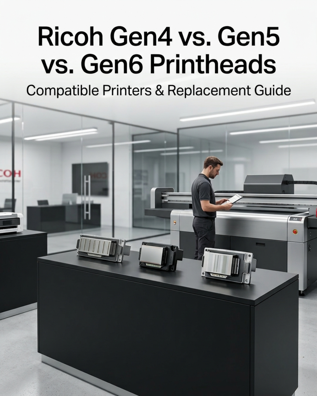 Ricoh Gen4 vs. Gen5 vs. Gen6 Printheads: Compatible Printers & Replacement Guide