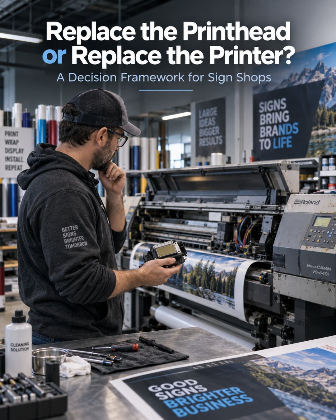 Replace the Printhead or Replace the Printer? A Decision Framework for Sign Shops