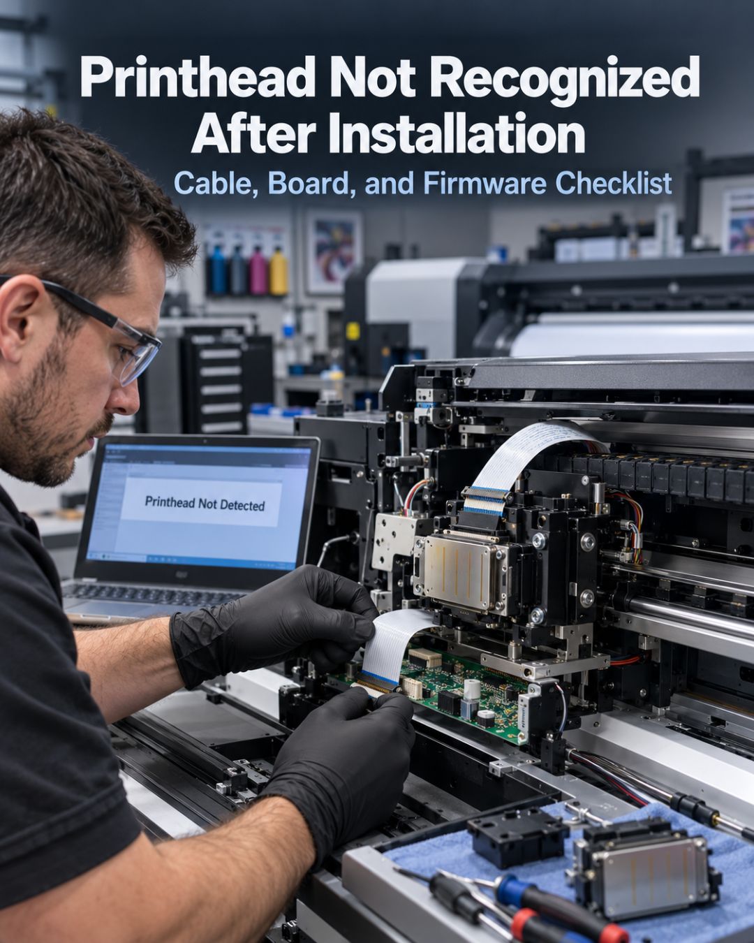 Printhead Not Recognized After Installation: Cable, Board, and Firmware Checklist