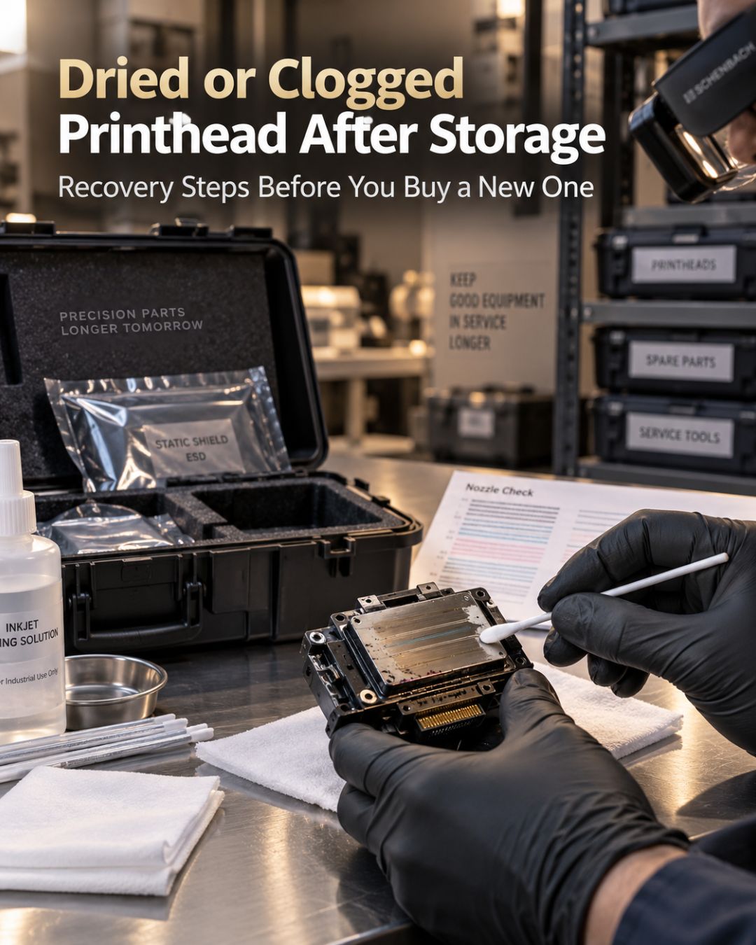 Dried or Clogged Printhead After Storage: Recovery Steps Before You Buy a New One