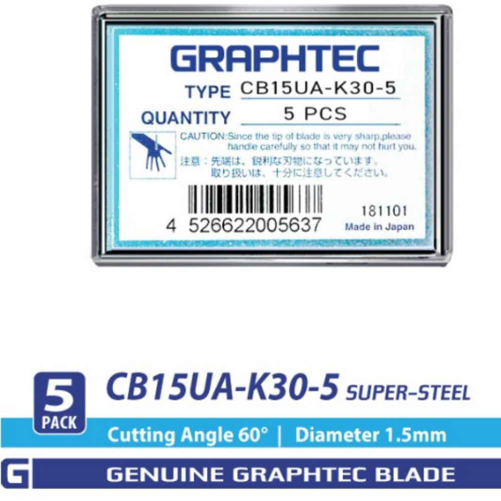 Cb15Ua-K30 Super-Steel Blade - 60°/ 1.5Mm For Fc, Fcx Series - Cb15Ua-5 Pack