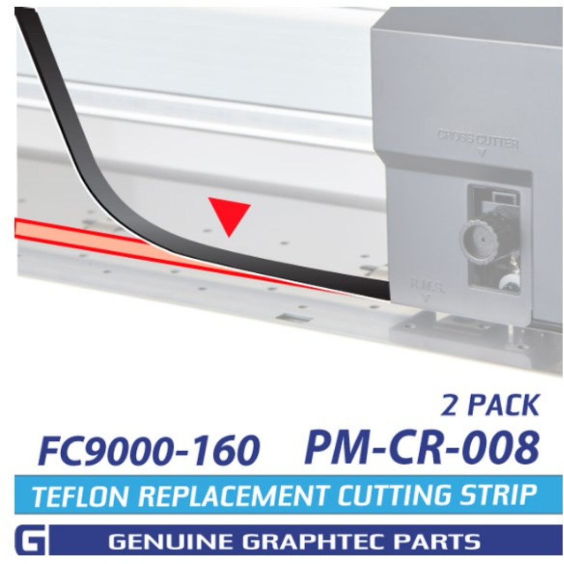 Fc9000-160 Cutting Strip- 2-Pack (Pm-Cr-008) GRAPHTEC