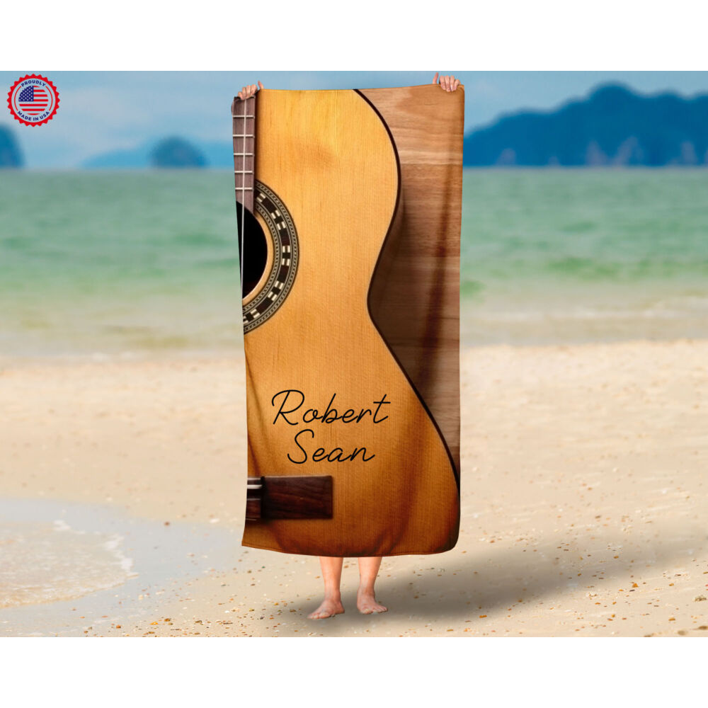 Custom Printed Sublimation Beach Towel With Cotton Backside - 30”X 60” Full Color digiprint-usa.com