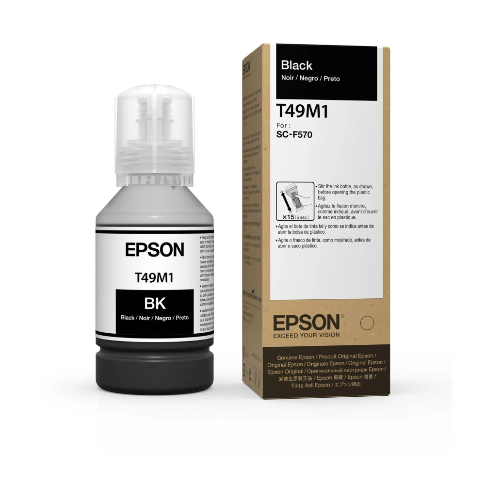 Botellas de tinta Epson T49M Surecolor F170 y F570 (140 Ml)