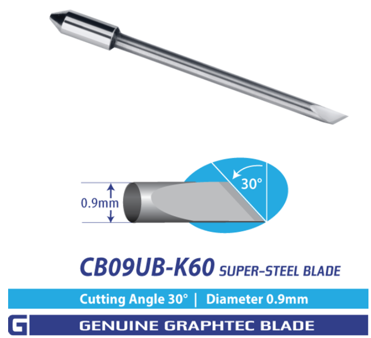 Cb09Ub-K60 Super-Steel Blade 30°/ 0.9Mm For Fc, Fcx, Ce Series - Cb09Ub-K60-2 Pack