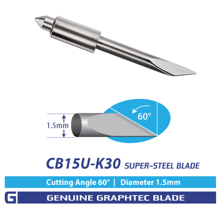 Cb15U-K30 Super-Steel Blade - 60°/ 1.5Mm For Fc, Fcx Series - Cb15U-K30-2 Pack