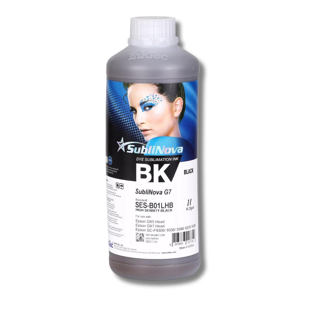 Inktec Sublinova G7 Ink Sublimation Inks - Black Inktec