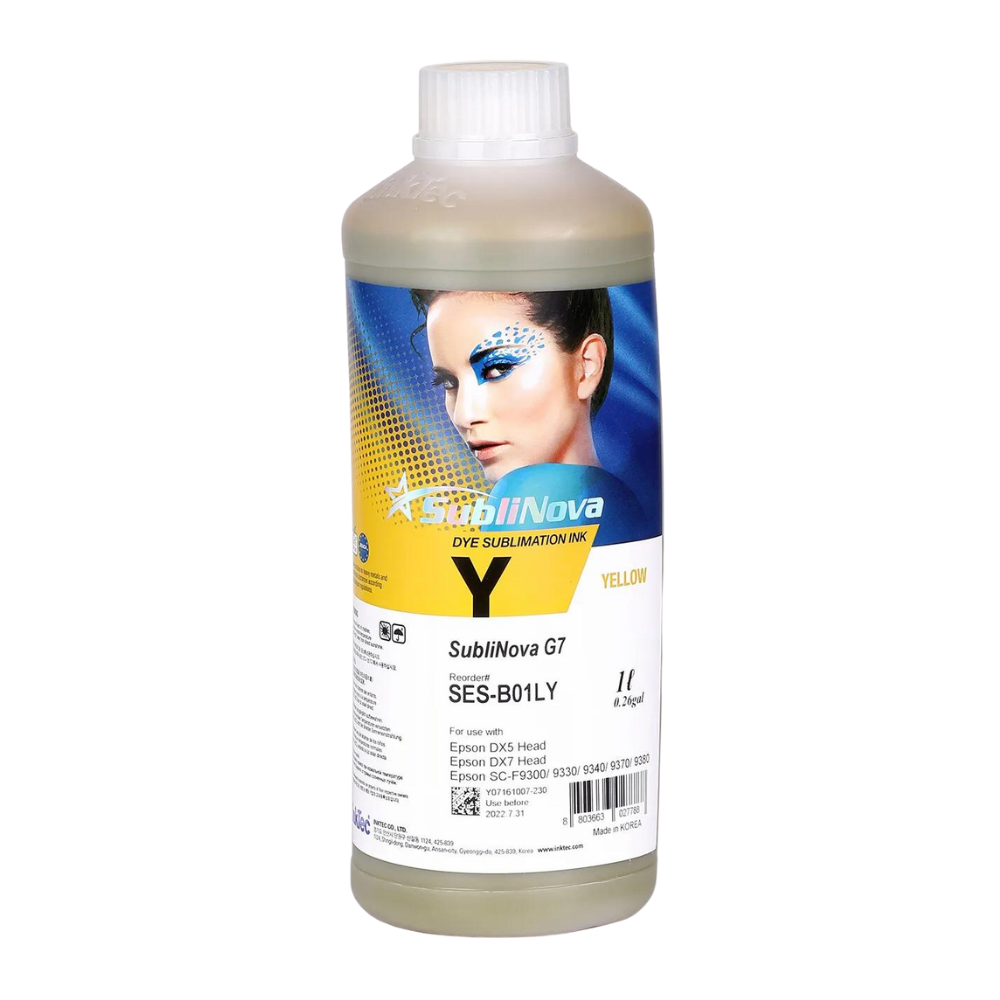 Inktec Sublinova G7 Ink Sublimation Inks - Yellow Inktec