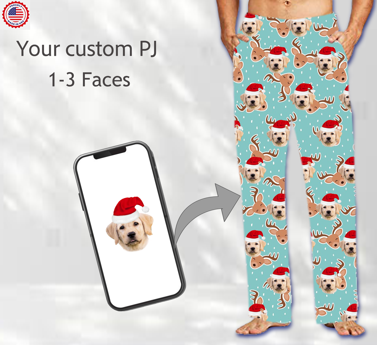Custom Print on Demand Pajamas Made in EU | Digiprint USA